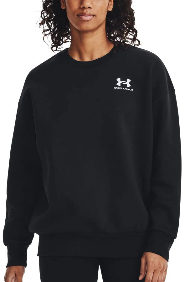Pulover Under Armour Essential Fleece Oversized Crewneck Črna | 1379475-001, 0