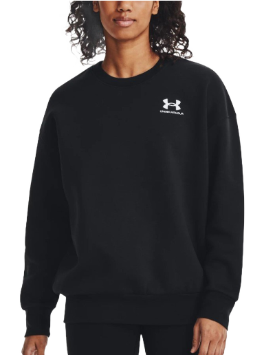 Pulover Under Armour Essential Fleece Oversized Crewneck Črna | 1379475-001
