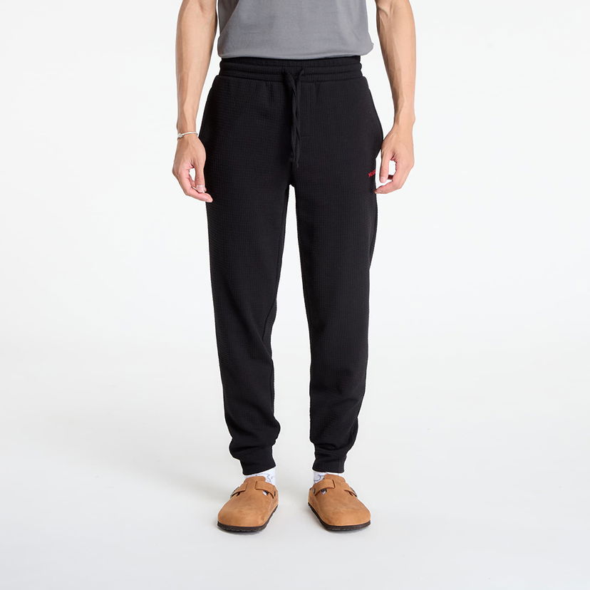 Trenirka BOSS Hugo Boss Austin Waffle Lounge Pants Črna | 50532012-001