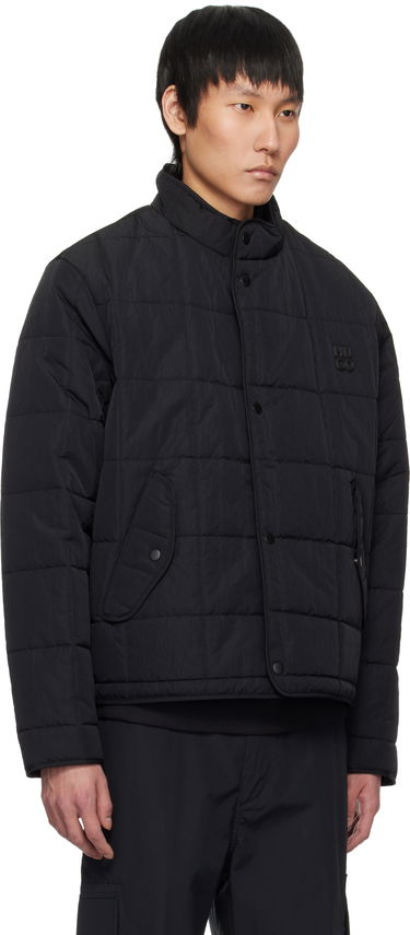 Puhovka BOSS HUGO Nylon Puffer Jacket Črna | 50530755, 1