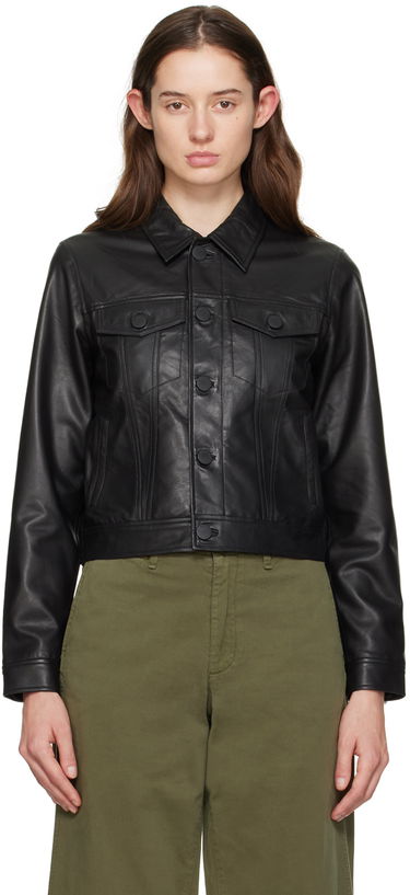 Jakna rag & bone rag & bone Debbie Leather Jacket Črna | WAW23H20161816, 0