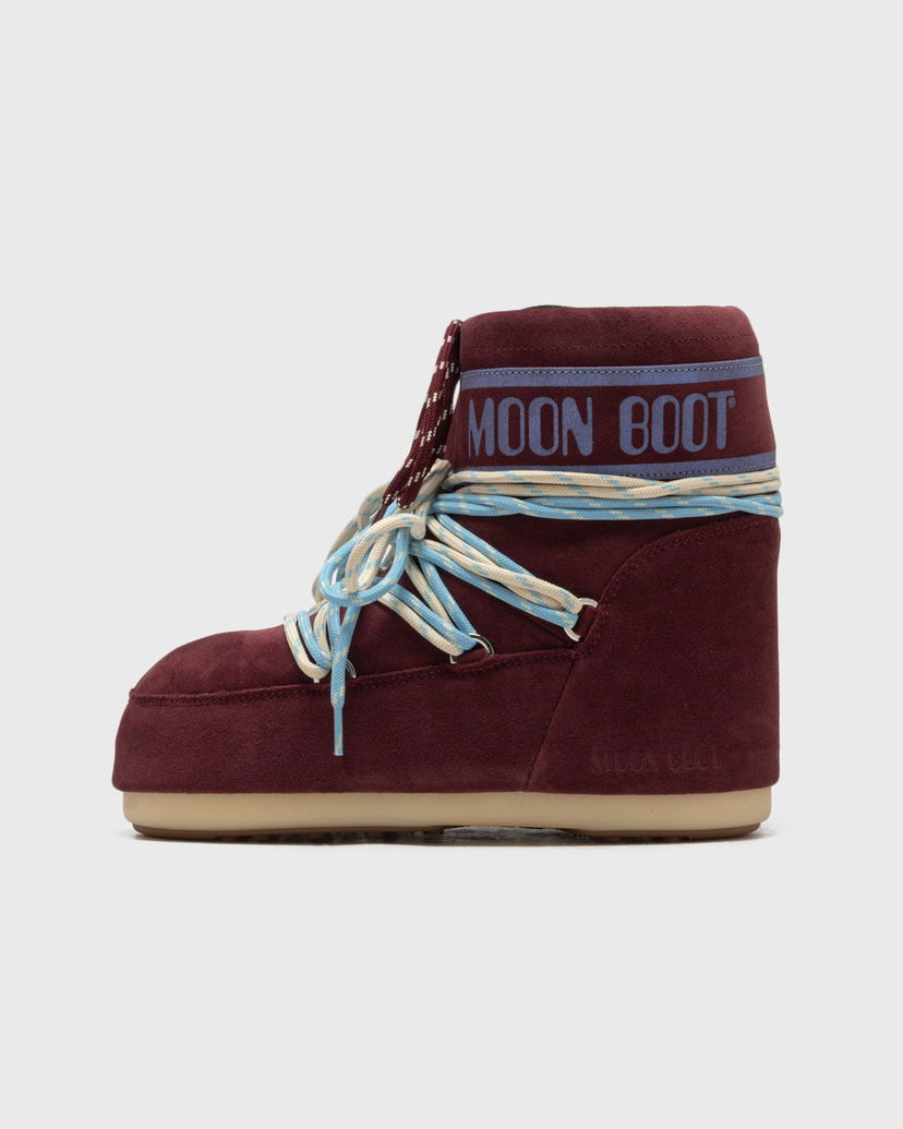 Superge in čevlji Moon Boot Moon Boot Icon Low Suede Bordo | 80D1409670-D013