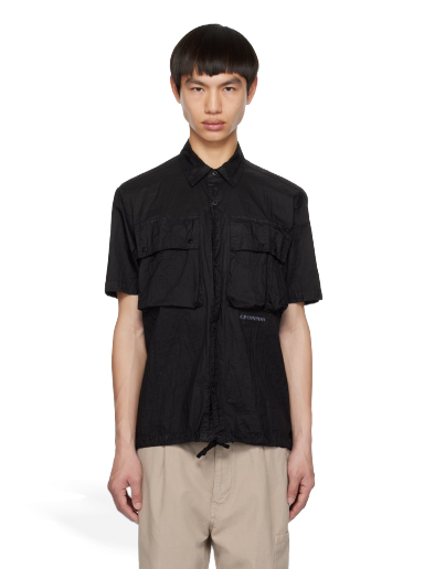 Srajce C.P. Company Light Shirt Črna | 14CMSH284A-006506G