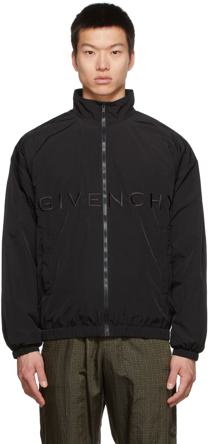Vetrovka Givenchy Givenchy 4G Logo Track Jacket Črna | BM00SE11BX