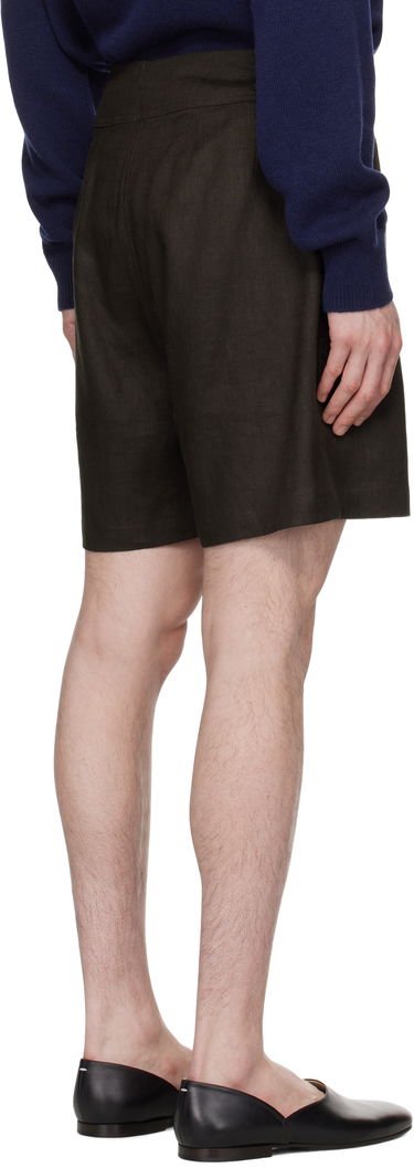 Kratke hlače Bode Bode Linen Cot Shorts Rjava | MRS25BT056, 2