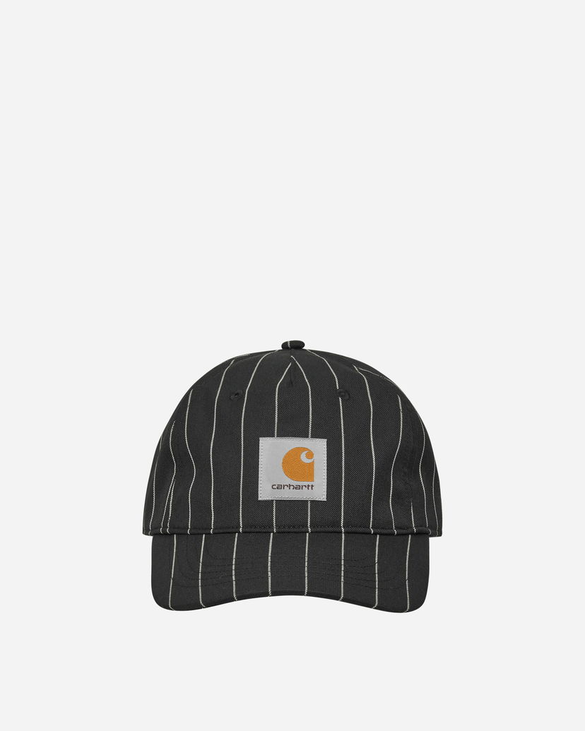 Kapa Carhartt WIP Pinstripe Baseball Cap Črna | I034348 2MBXX