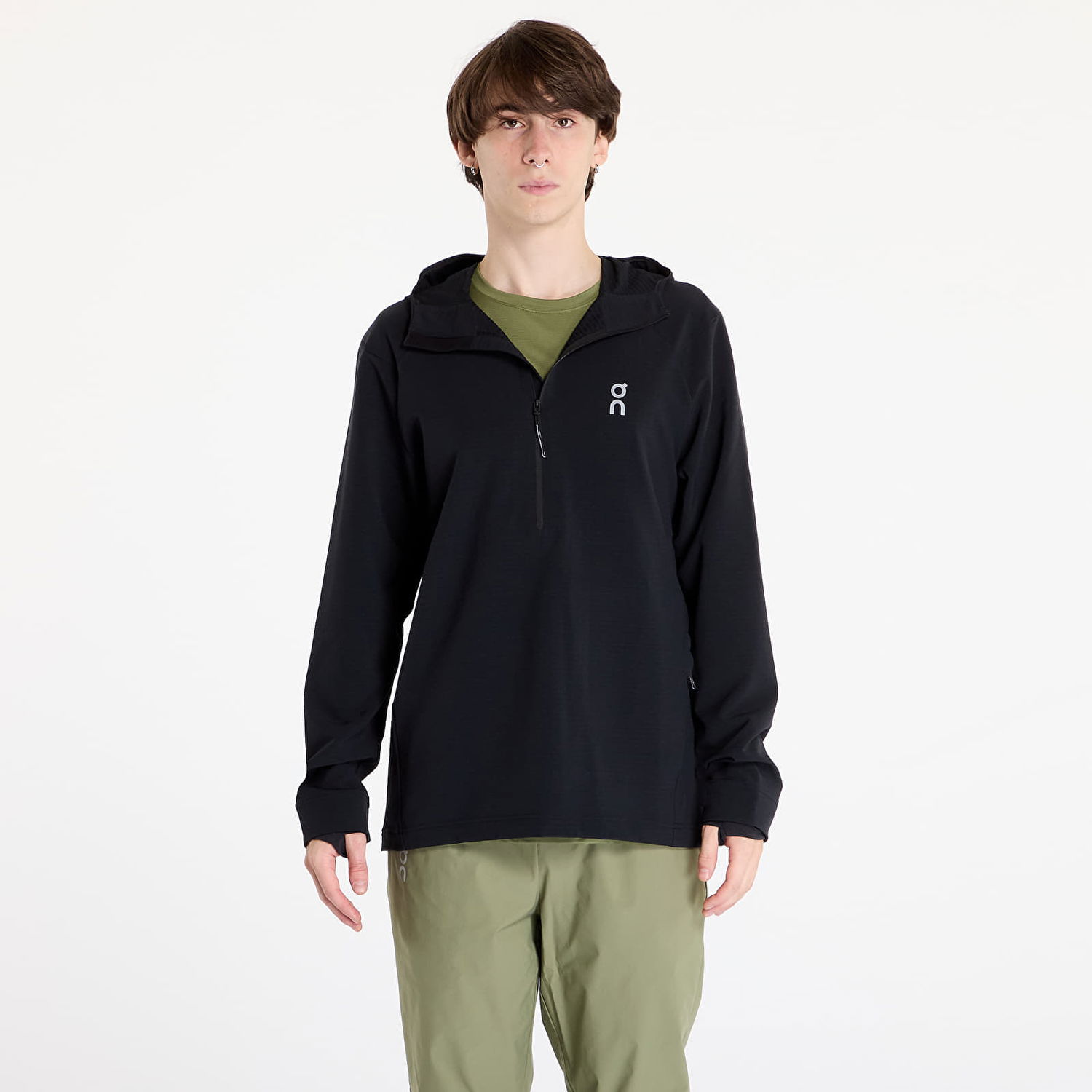 Pulover On Running On Pace Hoodie Black M Črna | 1ME30010553, 0