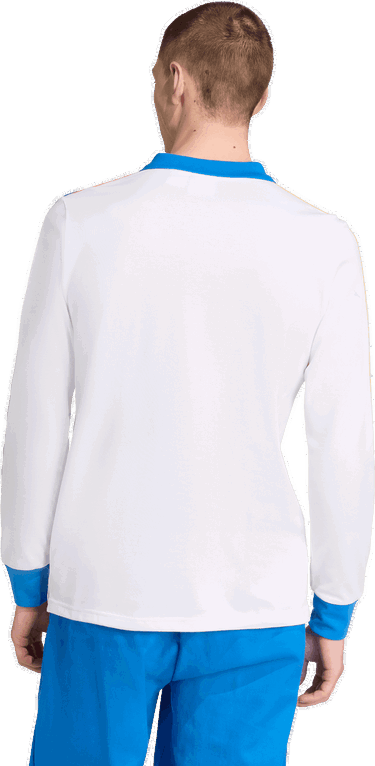 Polo majica adidas Originals adidas Originals Real Madrid Icon Long Sleeve Polo Shirt Bela | jn3065, 1