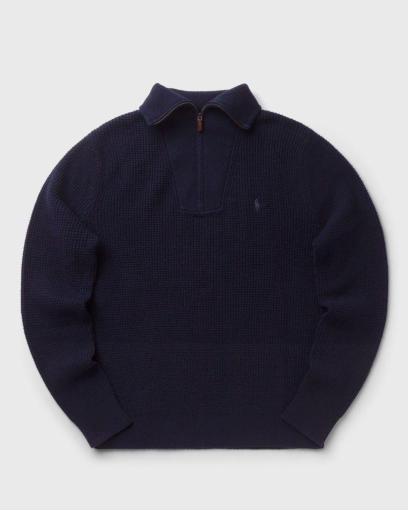 Pleteni pulover Polo by Ralph Lauren Long Sleeve Half-Zip Sweater Mornarica | 710941101001