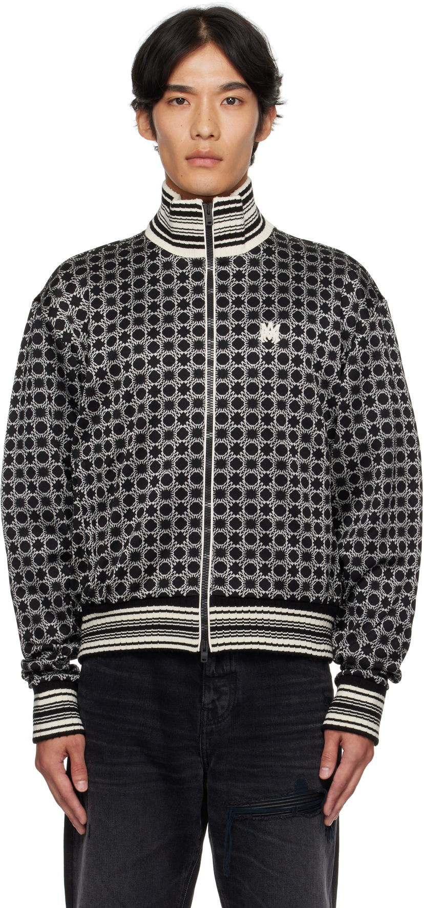 Jakna AMIRI AMIRI MA Quad Track Jacket Črna | AMOUTJ1010