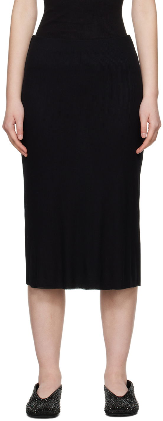 Krila Khaite Midi Skirt Črna | 41264099