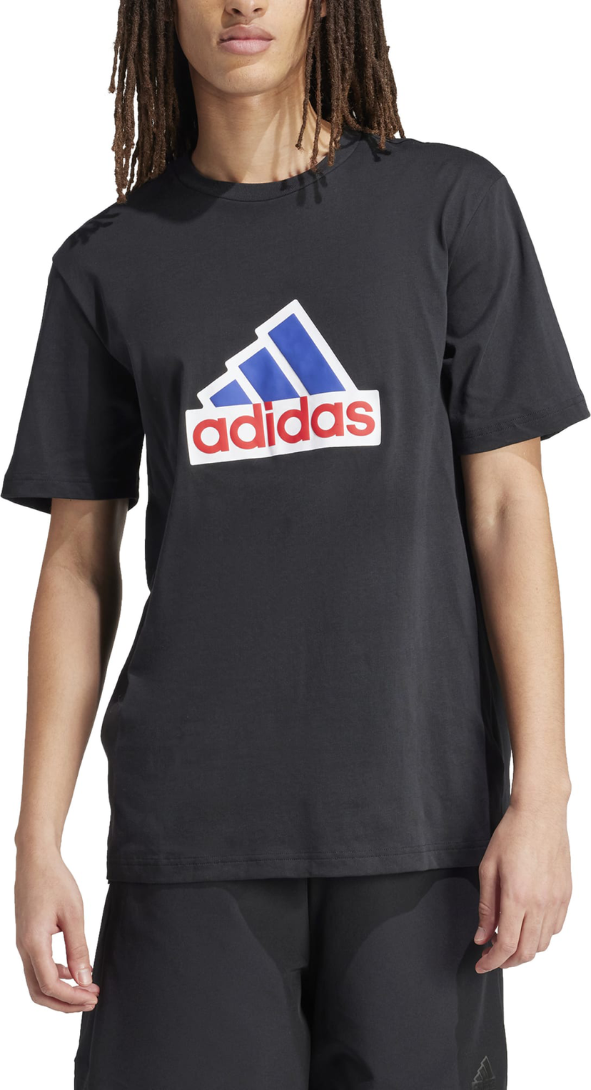 Majica adidas Performance M FI BOS T OLY Črna | is9596