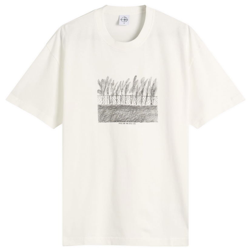 Majica Polar Skate Co. Fence Graphic T-Shirt, Small Bela | PSC-F25-28-CWH