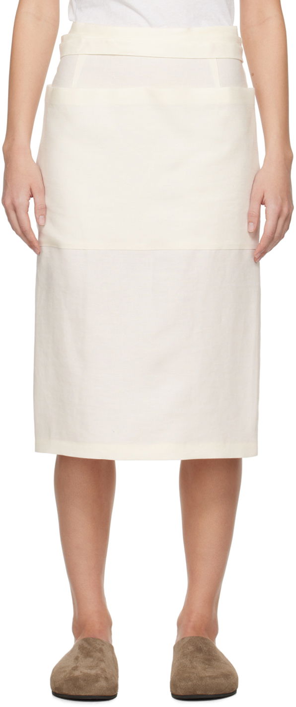Krila The Row Midi Skirt With Pockets Bela | 7905-W2929