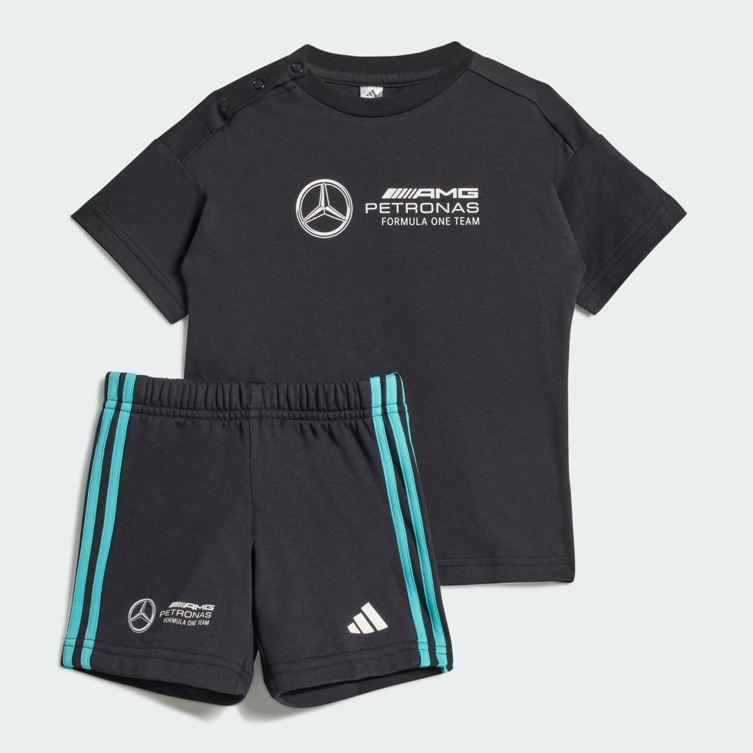 Trenirka adidas Performance Mercedes - AMG Petronas Formula One Team DNA Baby Jogger Set Črna | JV5438, 0