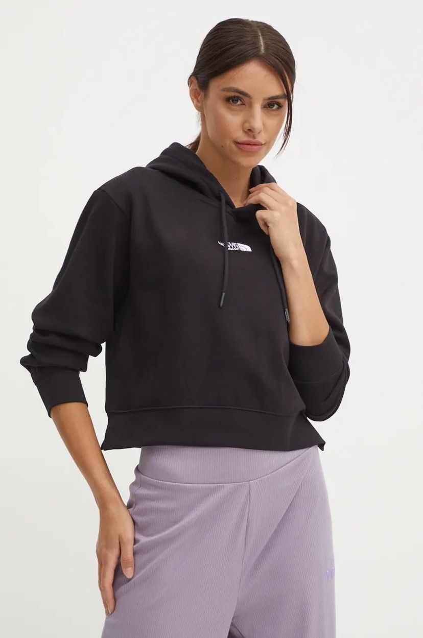 Pulover The North Face Essential Cropped Hoodie Črna | NF0A89EXJK31