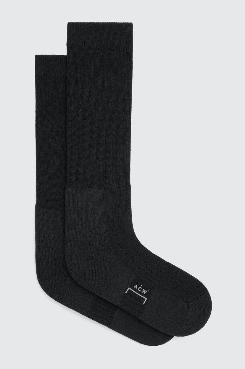 Nogavice A-COLD-WALL* LONG ARMY SOCK Črna | ACWMSK036