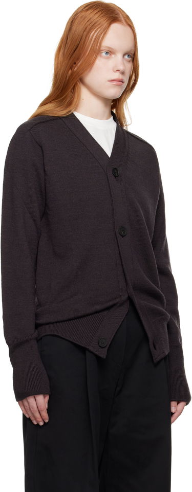 Pleteni pulover Studio Nicholson Studio Nicholson Conan Knit Cardigan Rjava | CONAN SN - 1500, 1