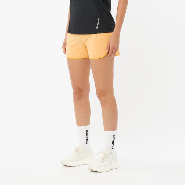 Kratke hlače Salomon Sense Aero Shorts Oranžna | LC2437500
