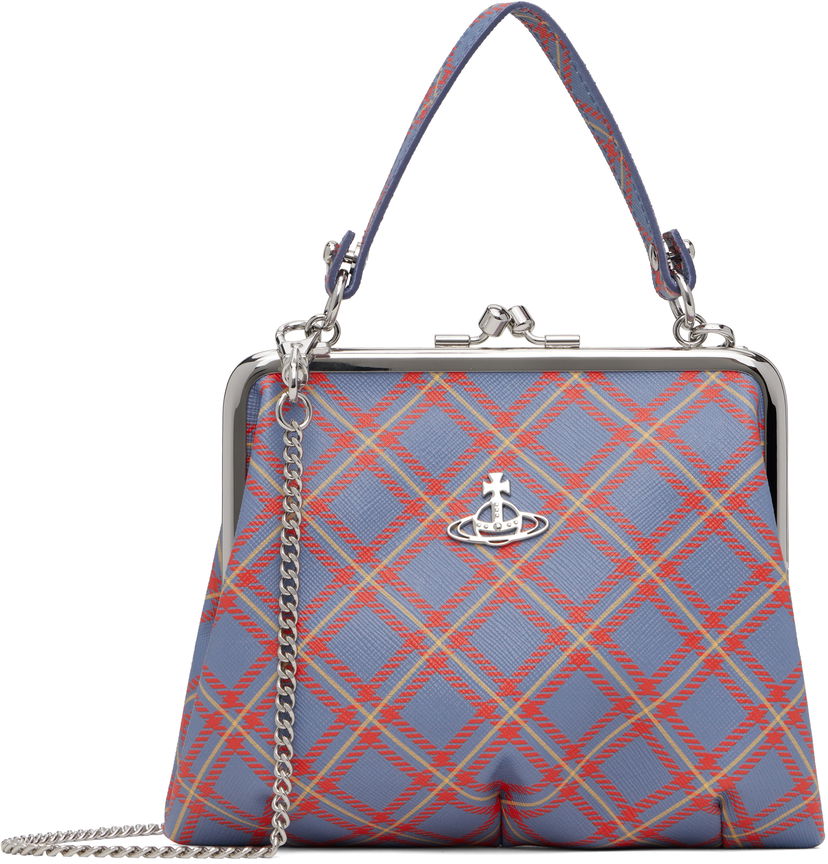 Torbica Vivienne Westwood Vivienne Westwood Granny Frame Shoulder Bag Modra | 4B010006W-S0022-