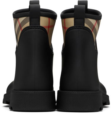 Superge in čevlji Burberry Burberry Marsh Stamp Low Boots Črna | 8111695, 1