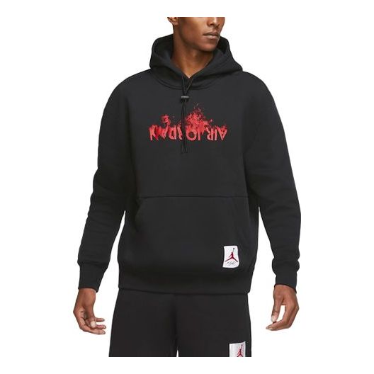 Pulover Jordan Jordan AJ4 Fleece Pullover Hoodie Črna | DD3868-010