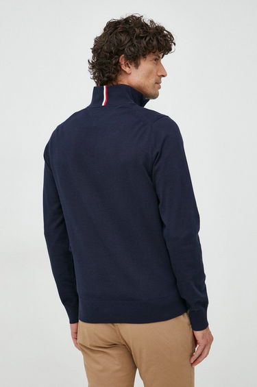 Pulover Tommy Hilfiger Half-Zip Sweatshirt Mornarica | MW0MW25352.9BYY, 1