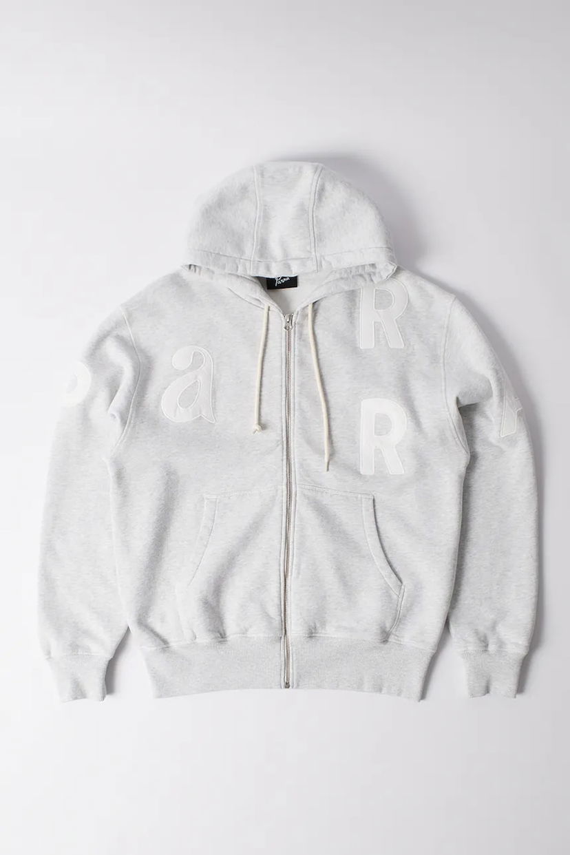 Pulover By Parra Parra Word Salad Full-Zip Hoodie Siva | 54130
