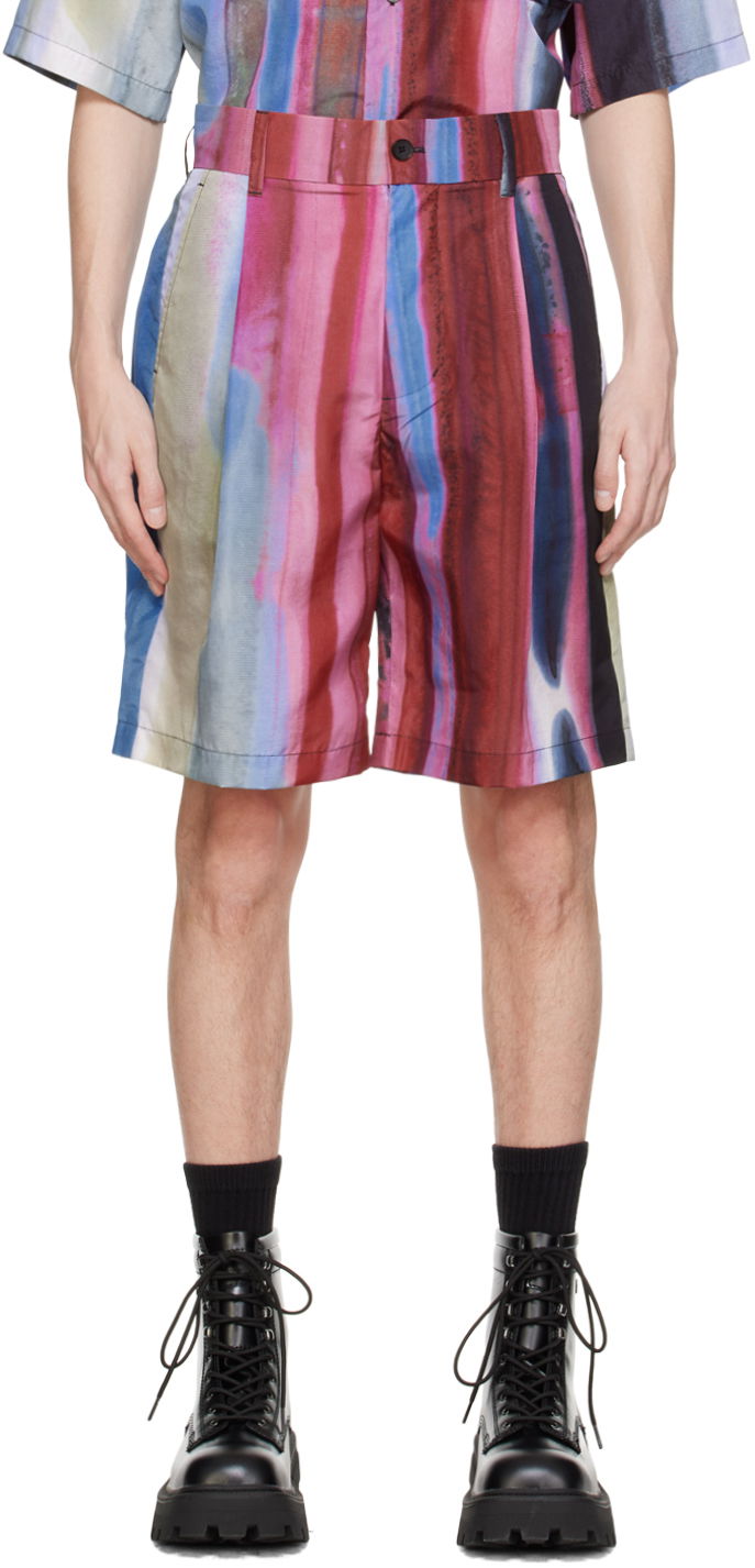 Kratke hlače Feng Chen Wang Feng Chen Wang Rainbow Print Shorts Večbarvna | FUS17ST05