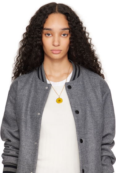 Ogrlica A.P.C. A.P.C. Anastasia Barbieri Fortuna Necklace with Four-Leaf Clover Pendant Kovinski | MEAEH-F70857, 3