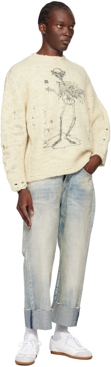 Kavbojke R13 R13 Cuffed X-Boyfriend Jeans Modra | R13MD111-D218C, 3