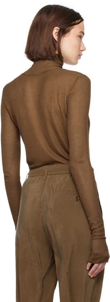 Majica LEMAIRE Seamless Turtleneck Top Rjava | TO1279 LK1017, 2