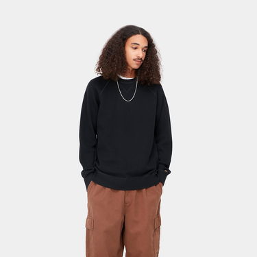Pleteni pulover Carhartt WIP Chase Sweater "Black / Gold" Črna | I028581_00F_XX, 0