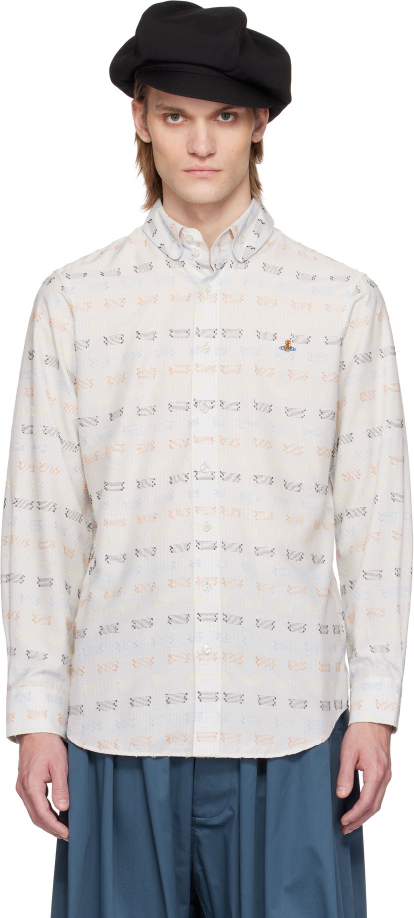 Srajce Vivienne Westwood Vivienne Westwood Krall Two Button Shirt Bela | 24010005-W012W-