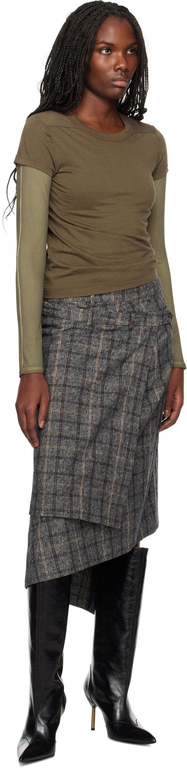 Krila R13 R13 Wrap Midi Skirt Večbarvna | R13WR331 R432A, 3