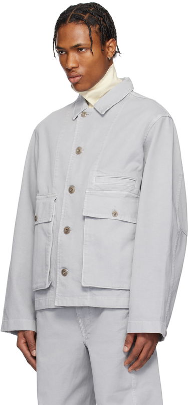 Jakna LEMAIRE Lemaire Boxy Denim Jacket Siva | OW306 LD1036, 3