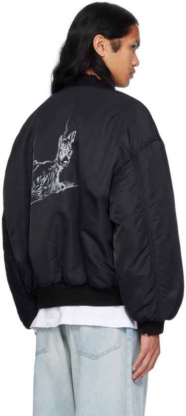 Bomber jakna We11done We11done Destroyed Bomber Jacket Črna | WD-JP2-24-088-U-BK, 2