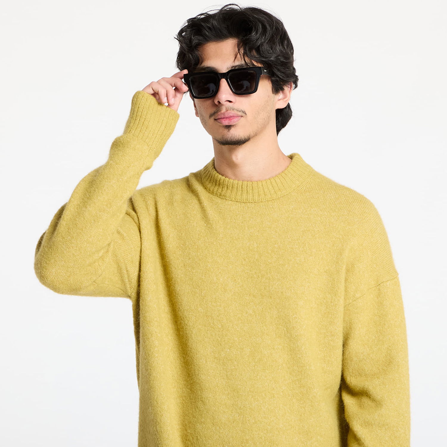 Pleteni pulover CALVIN KLEIN Calvin Klein Jeans Warm Texture Sweater Rumena | J30J326737 LMD, 1