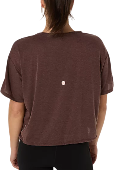 Krop-top Asics Asics Nagino Run Adjustable Short Sleeve T-Shirt Rjava | 2012d140-201, 1