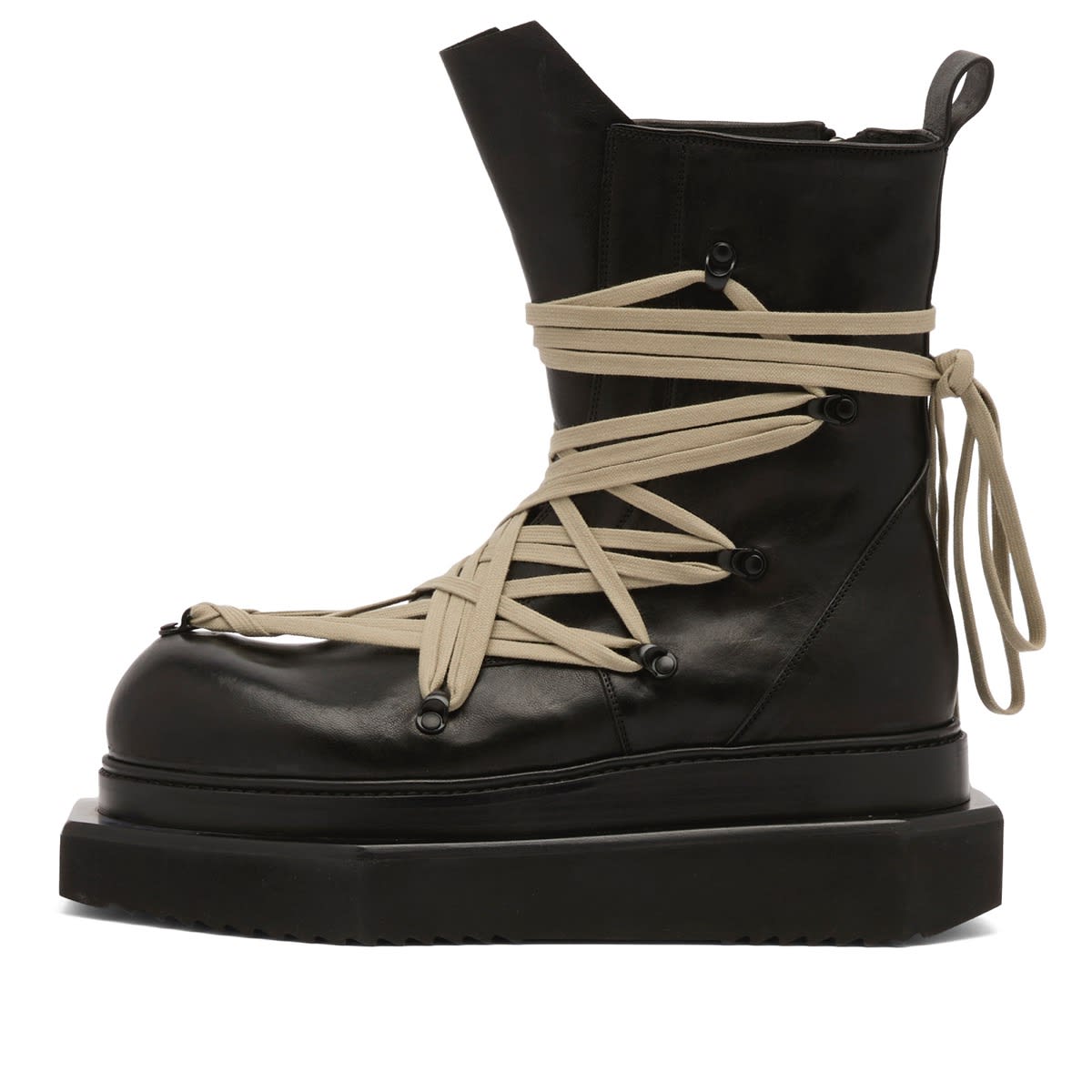 Superge in čevlji Rick Owens Rick Owens Megalace Turbo Cyclops Boots Size EU 40 Črna | RU02E1872-LGYW1-09, 0