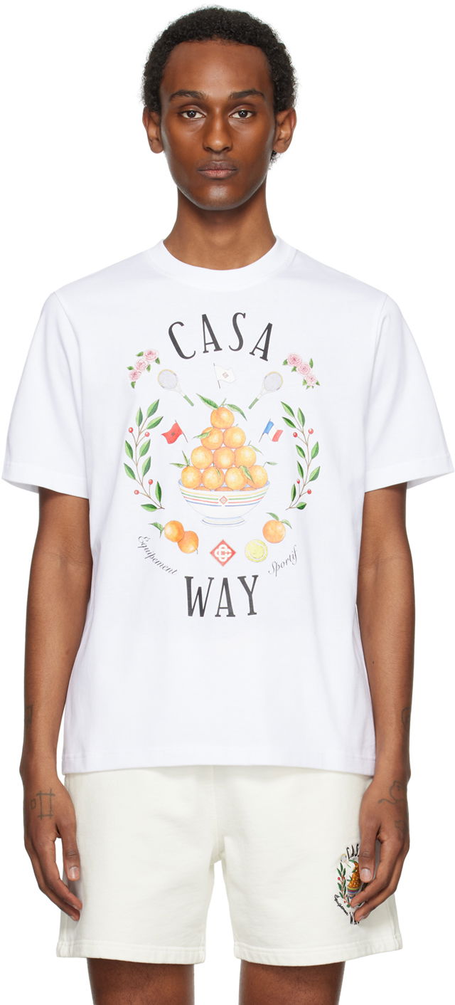 Majica Casablanca SSENSE x 'Casa Way' T-Shirt Bela | MPS24-JTS-001-16, 0