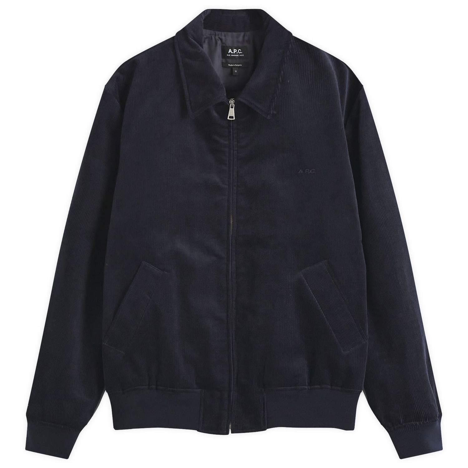 Bomber jakna A.P.C. Corduroy Jacket Mornarica | COHHO-H02706-IAU, 1