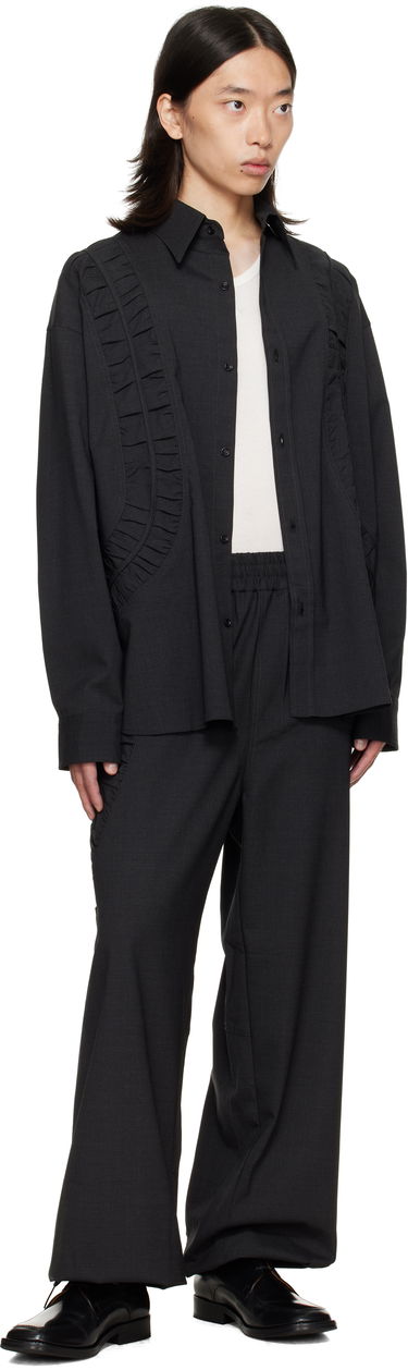 Hlače sage NATION SAGE NATION Fossil Trousers Črna | S054 FOSSIL TROUSER TROPICAL W, 3