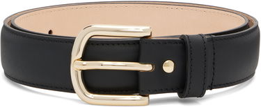 Pasovi A.P.C. A.P.C. Rose Leather Belt Črna | PXBHZ-F65215, 3