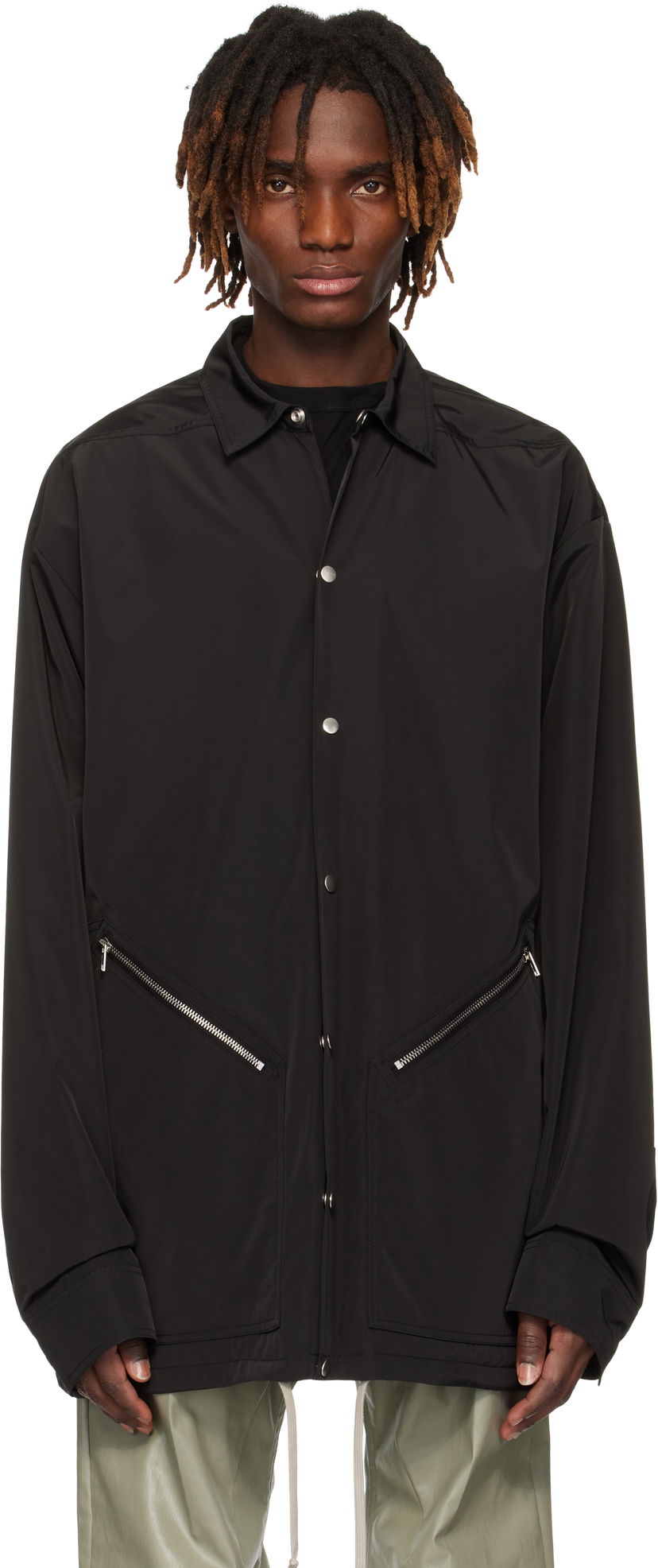 Vetrovka Rick Owens Rick Owens Hollywood Membrane Tour Jacket Črna | RU01E5779 MB