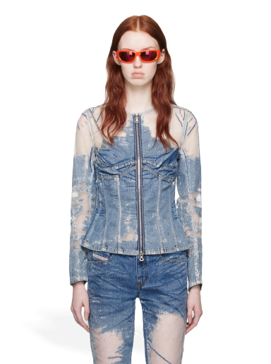 Jakna Diesel De-Milly-Fsd1 Denim Jacket Modra | A12556 068JH
