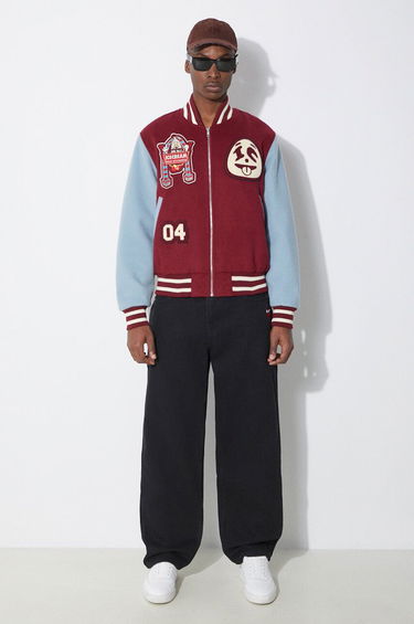 Bomber jakna BBC IceCream ICECREAM Diner Team Varsity Bomber Jacket Bordo | IC24106, 1