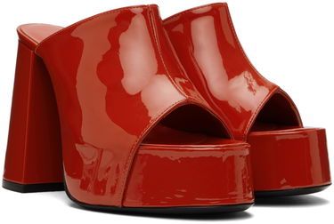 Nega čevljev BY FAR BY FAR Brad Heeled Sandals Rdeča | 23PFBRAMBUGP, 3