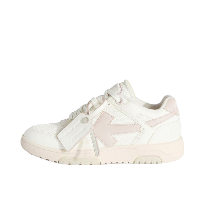 Superge in čevlji Off-White Out Of Office OOO Low Tops White Lilac Purple W Bela | OWIA276S24LEA0010136