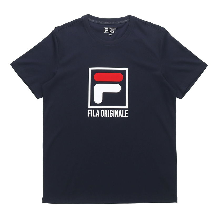 Majica FILA Alphabet Logo Print Casual T-Shirt Modra | F51M128124F-NV